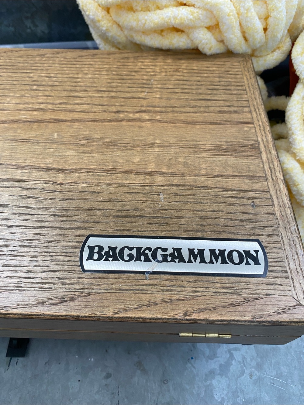 Vintage Backgammon Wooden Game Set - Brown